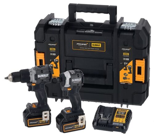 DEWALT x McLaren F1 Takımı 18V XR Fırçasız İkili Set - 2 x 5Ah Akü ile